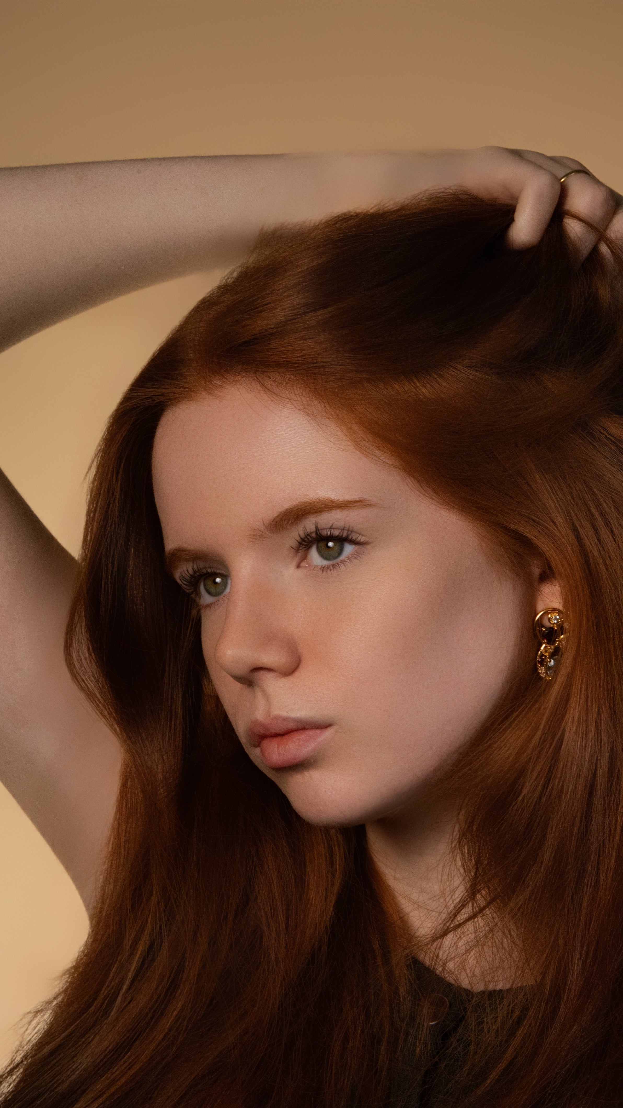 Astriell Gold Statement Earrings