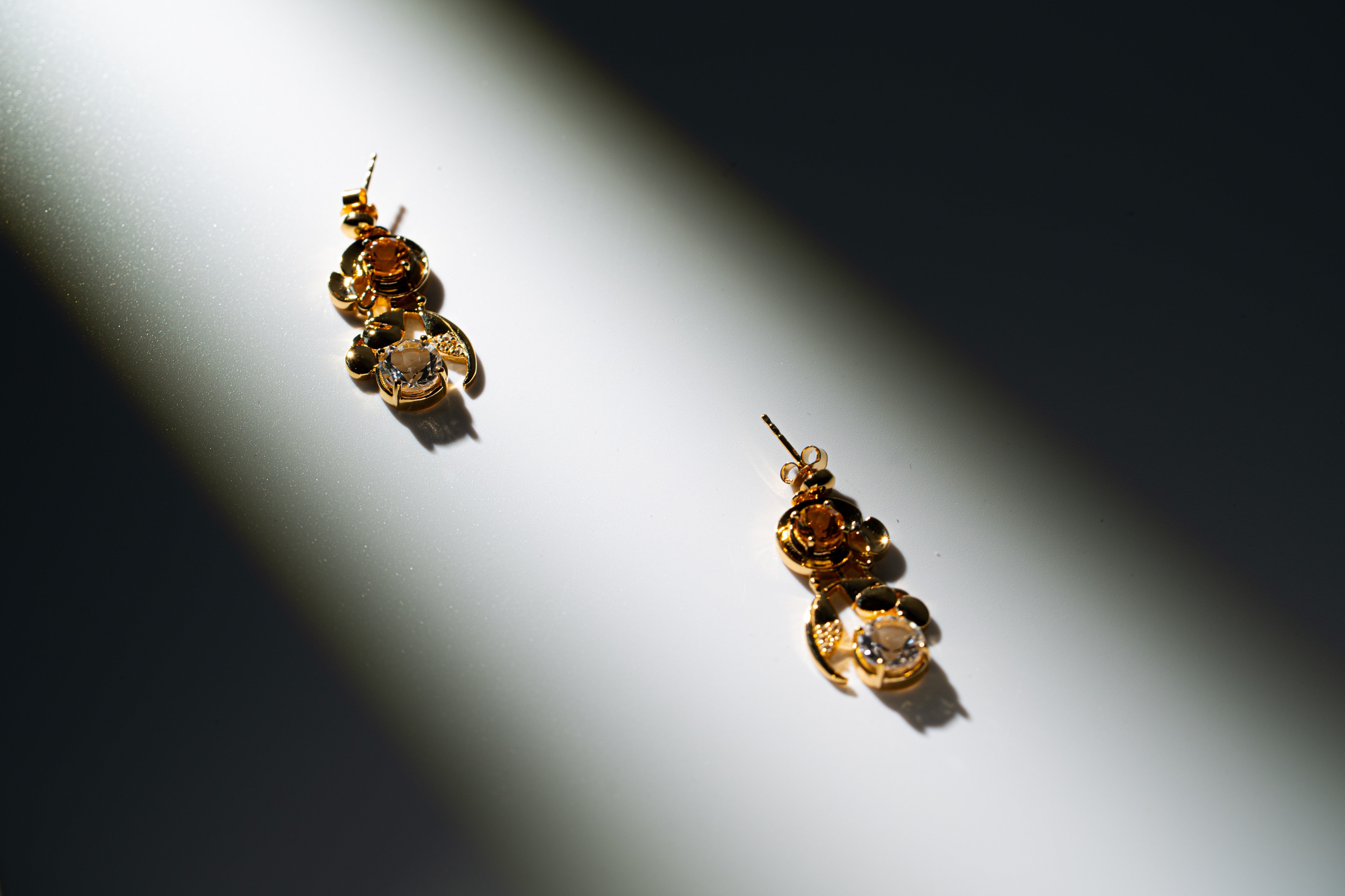 Zohara Solara Gold Drop Earrings