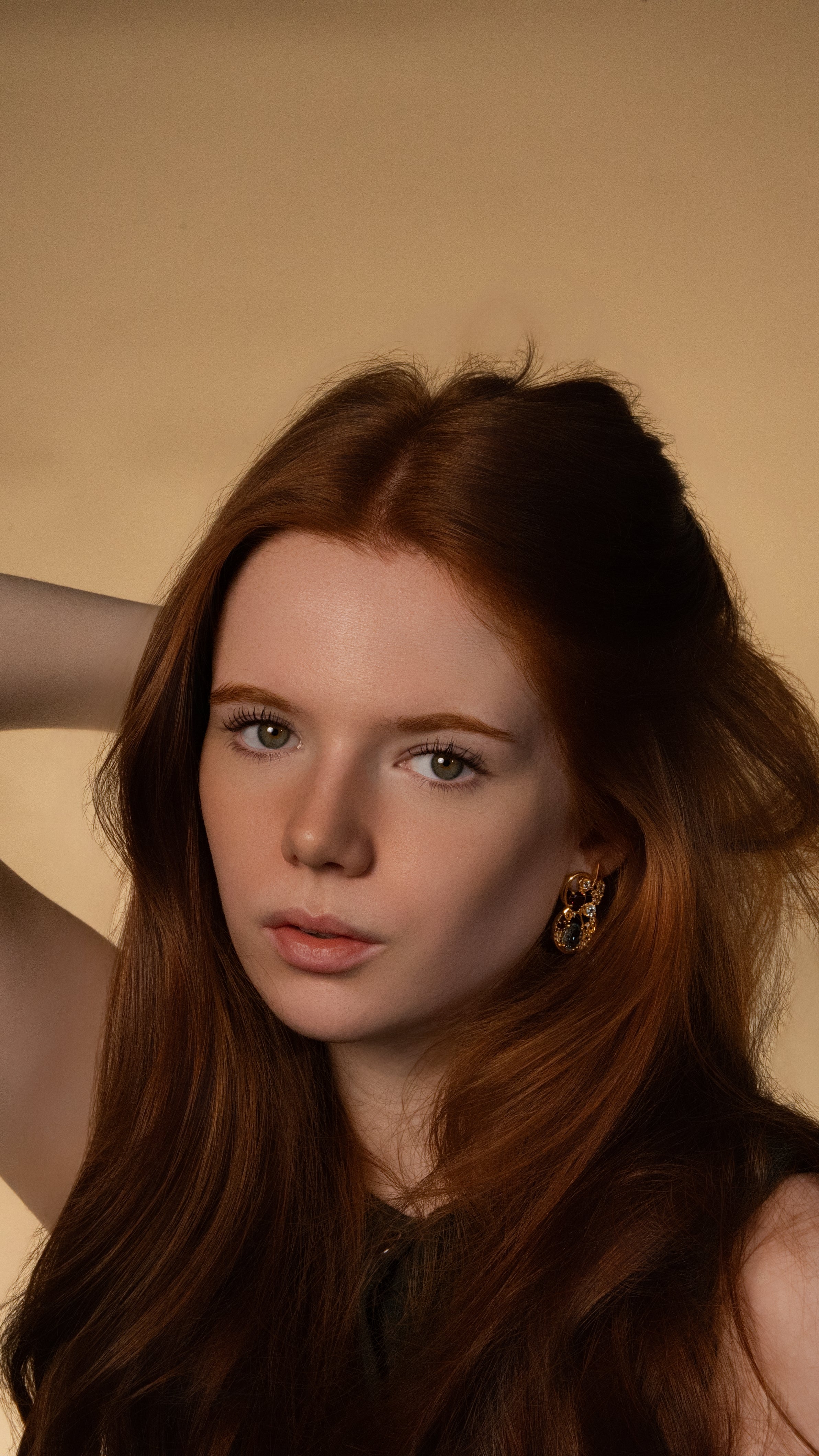 Astriell Gold Statement Earrings