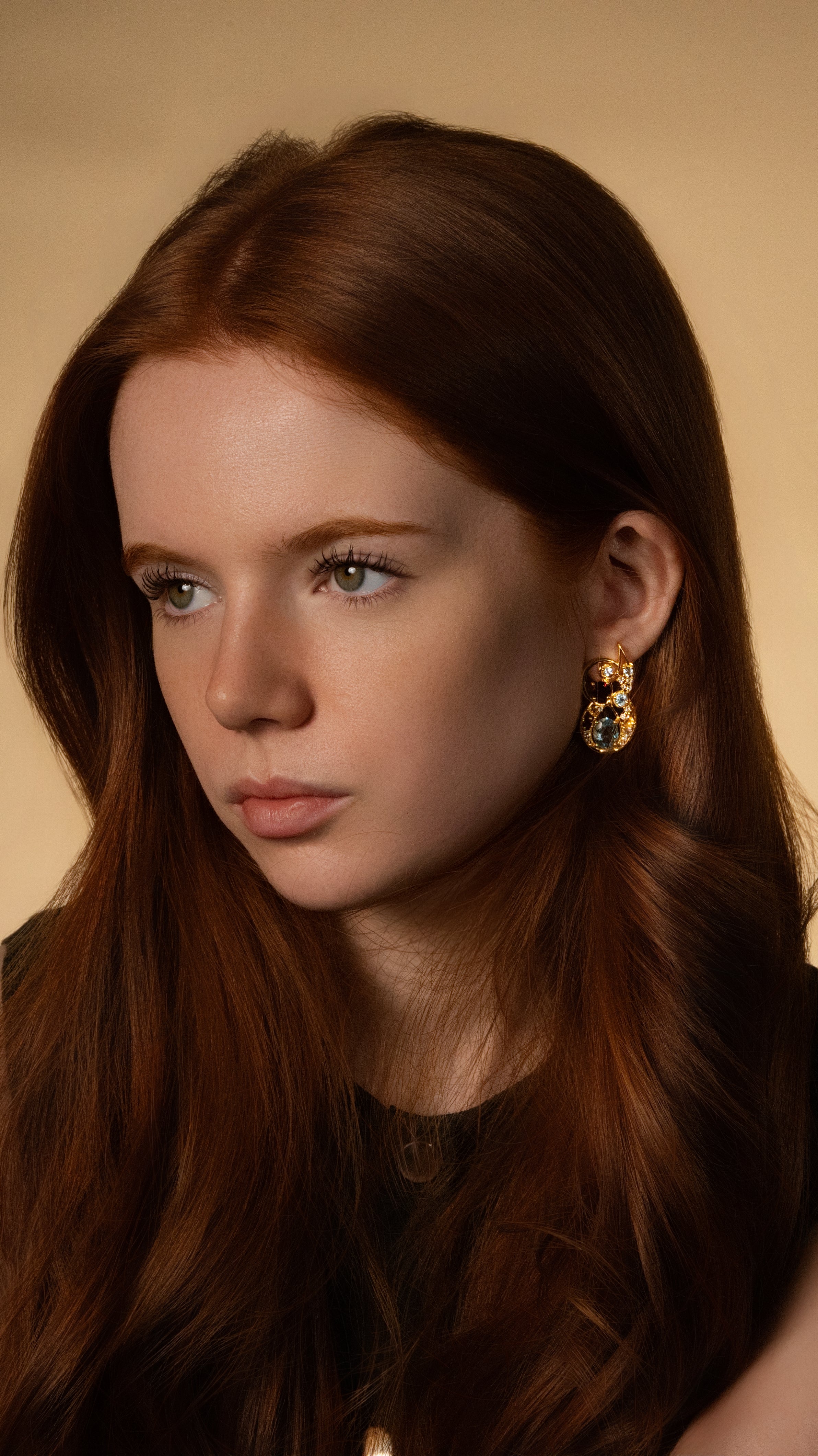 Astriell Gold Statement Earrings