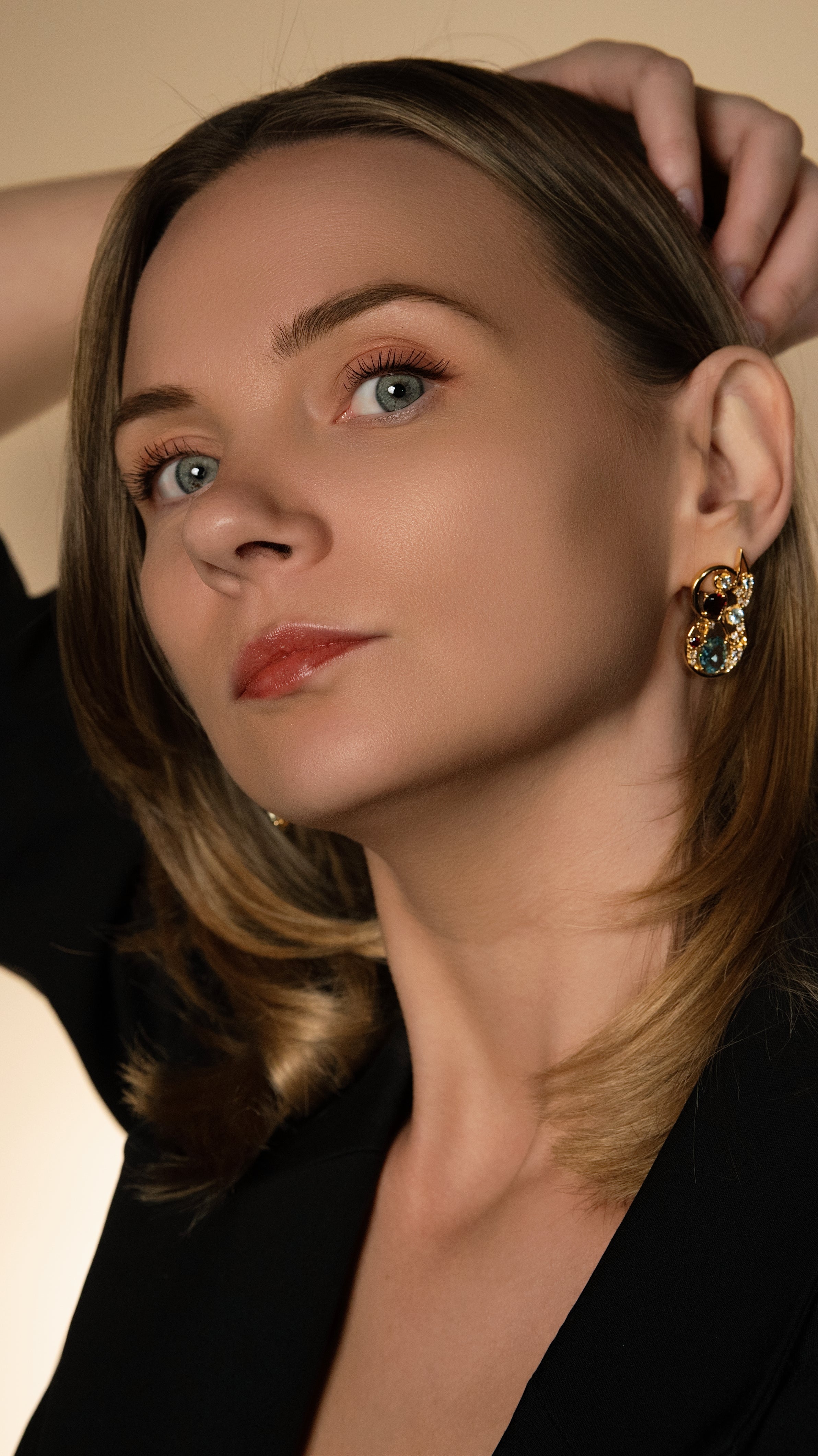 Astriell Gold Statement Earrings