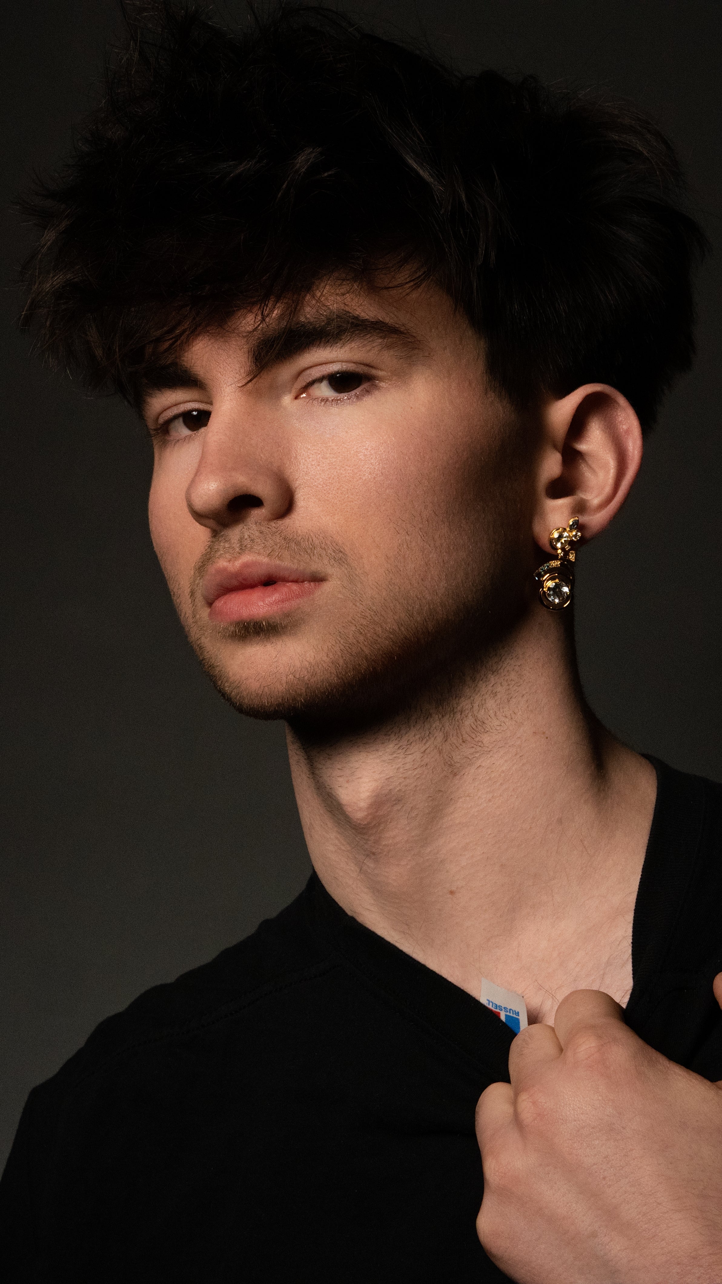 Eclipse Spiral Statement Earrings

