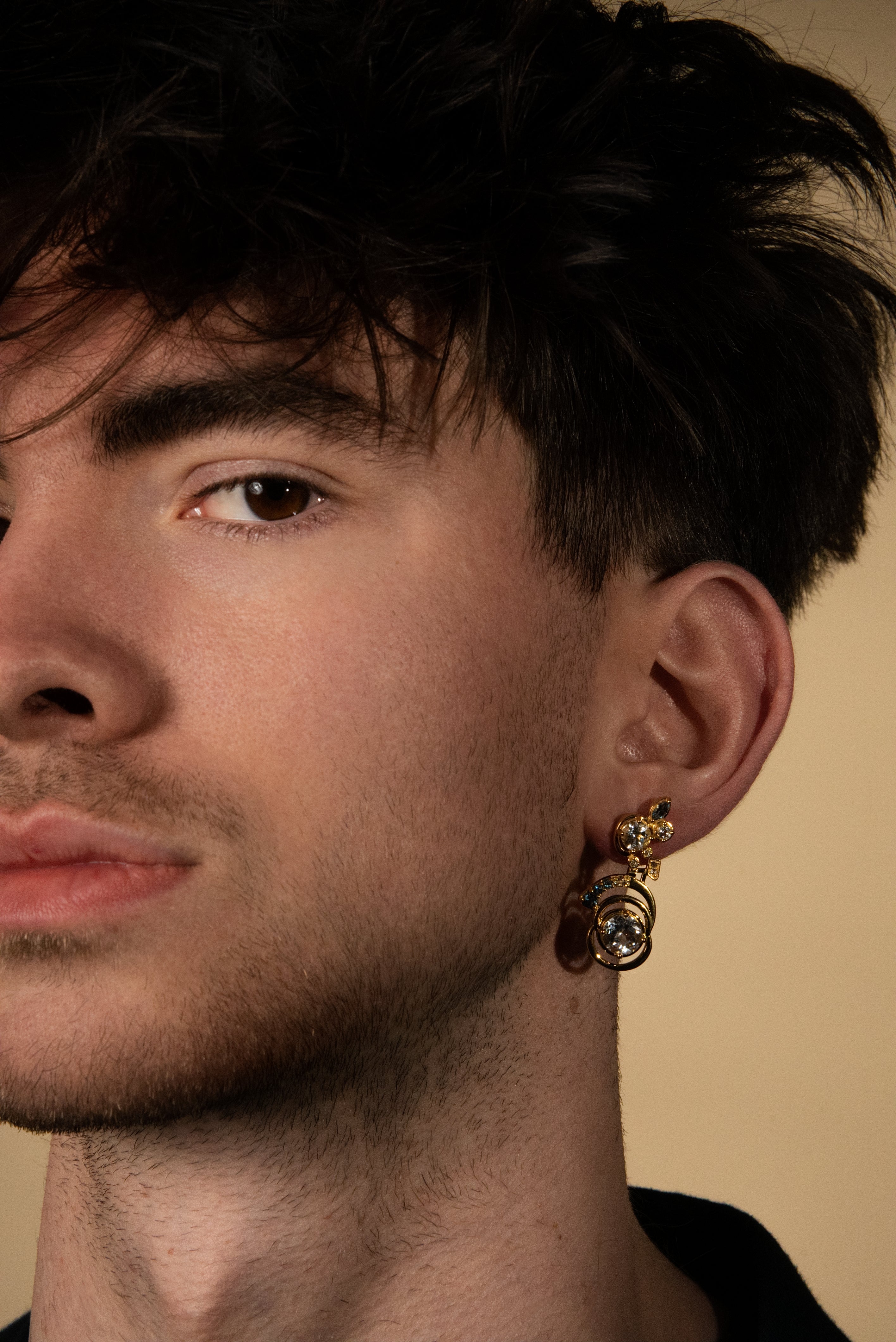 Eclipse Spiral Statement Earrings
